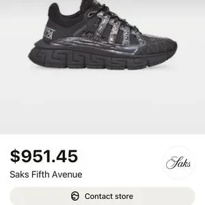 Versace sneakers. Size 10. These were purchased as a gift. They were worn 4 s-l1200.jpg main image 4